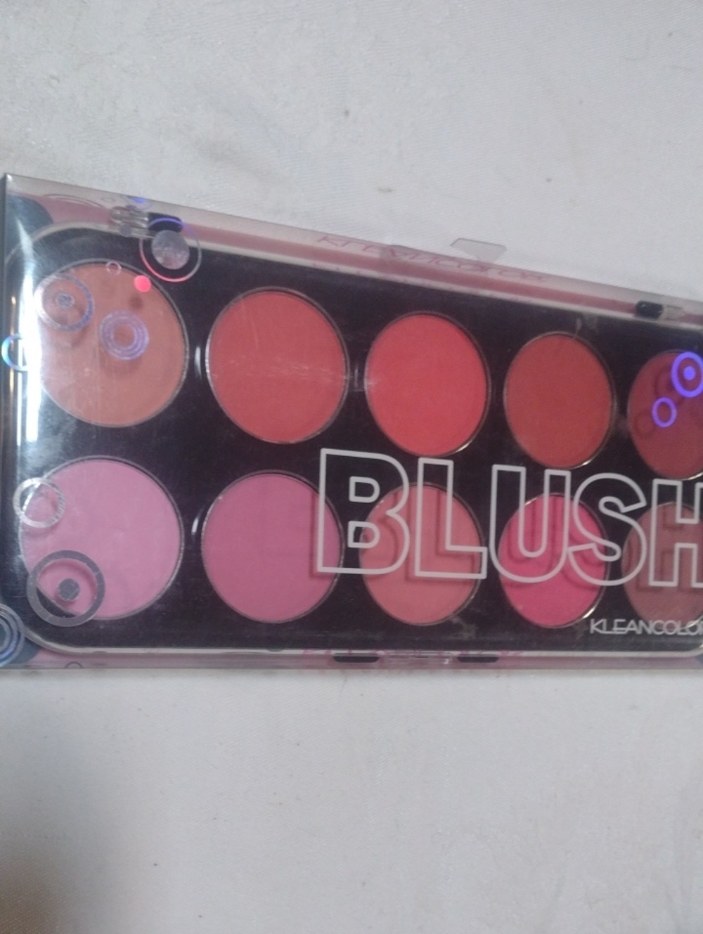 Kleancolor Blush Palette in Coral, Peach & Pink Tones